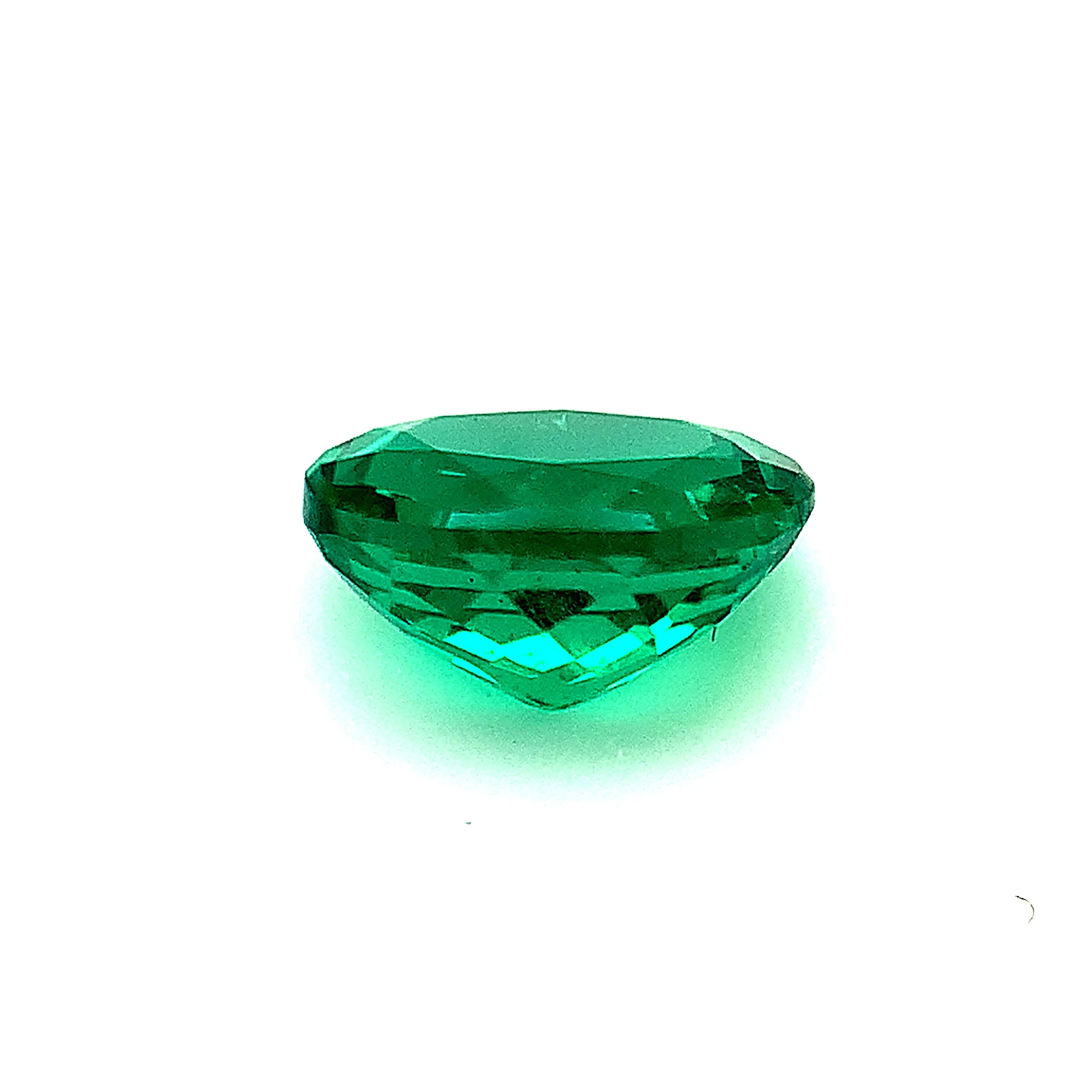 1.37 Carat Emerald Gemstone, GIA Certified