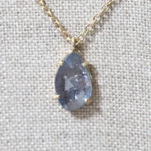 4.42ct natural blue sapphire necklace