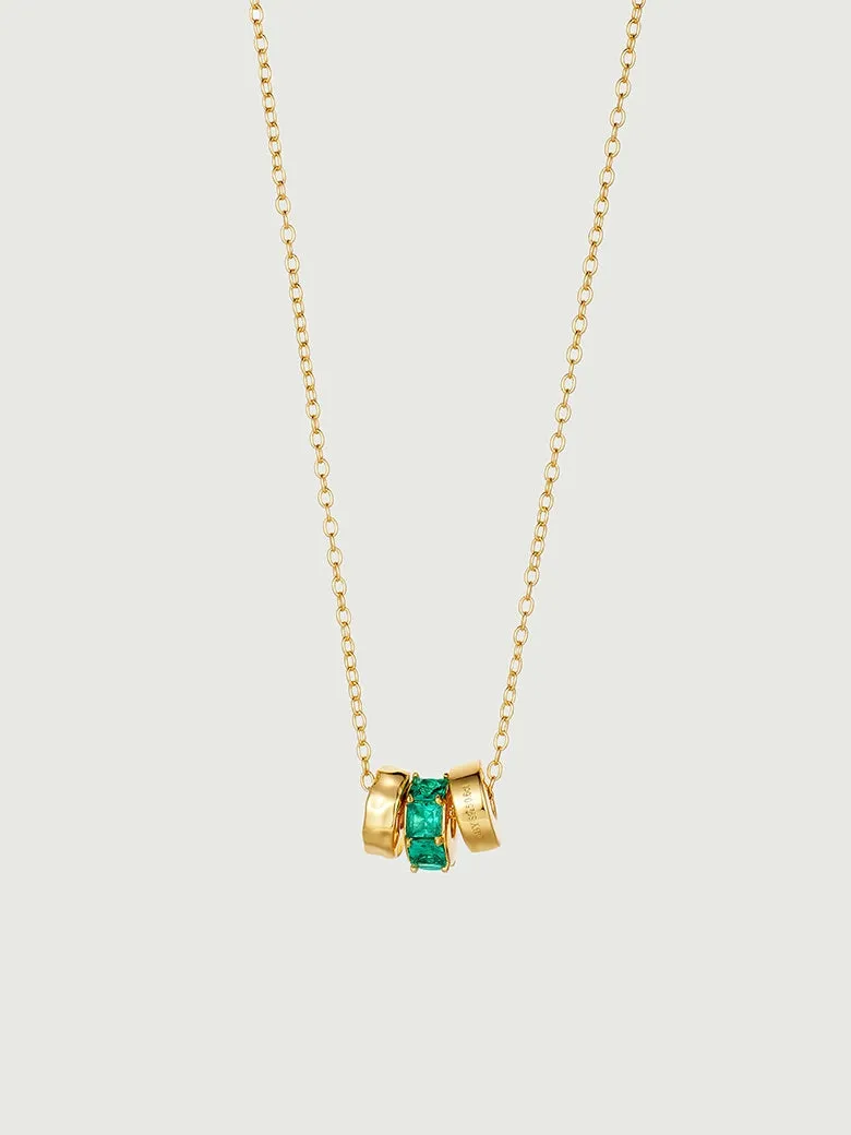 Abacus Floating Charm Necklace
