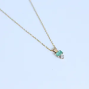 Aurora necklace 14k gold