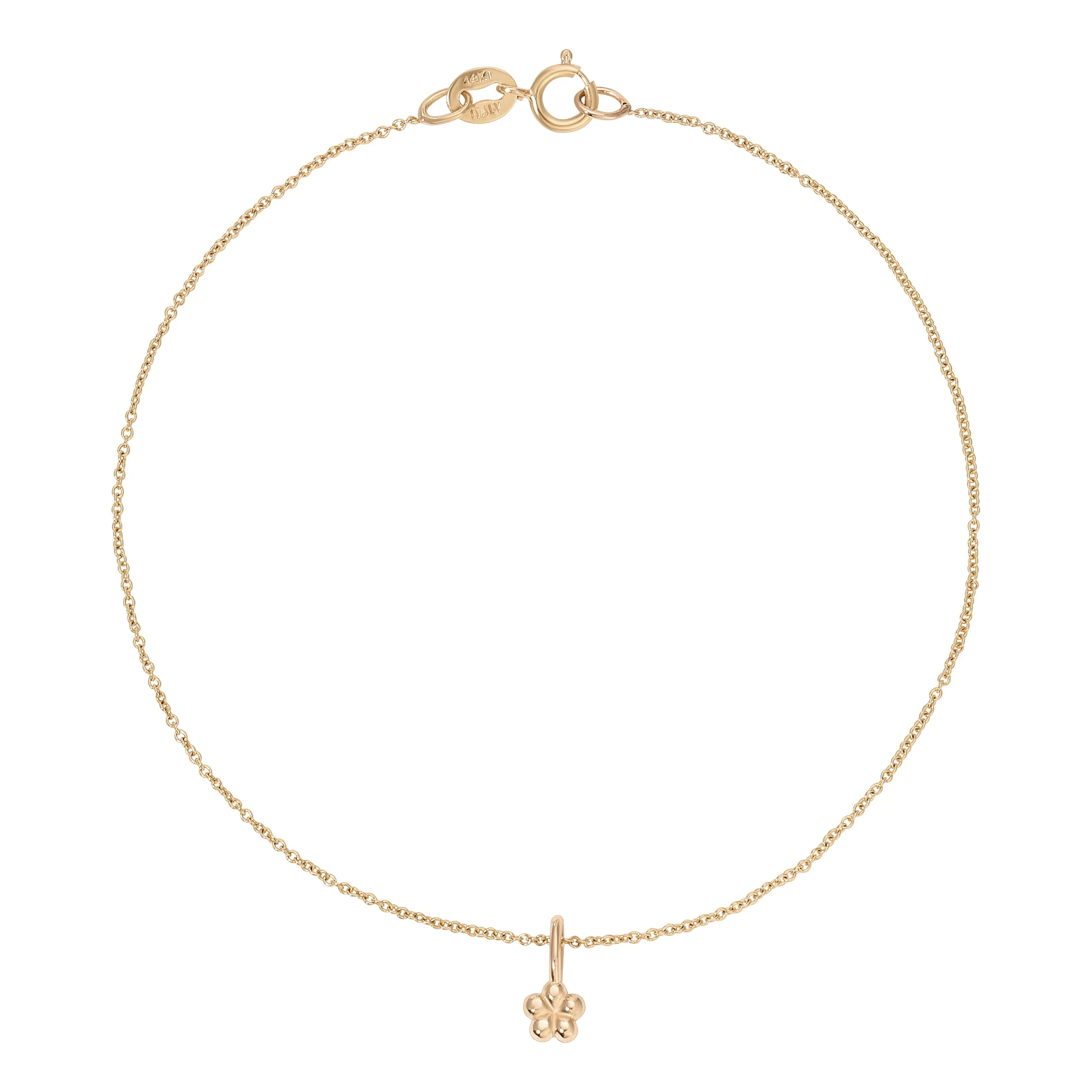 Baby Gold Flower Bracelet (ready to ship option)*