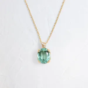 Bewilder Necklace, 2.34ct. Mint Green Tourmaline - OOS