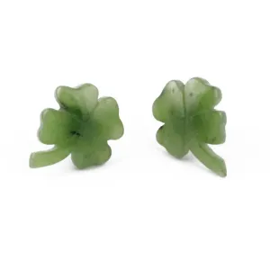 Earrings, Shamrock Studs