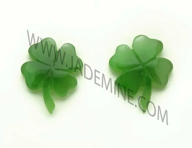 Earrings, Shamrock Studs