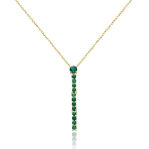 Emerald Line Necklace - 1.86ct TW