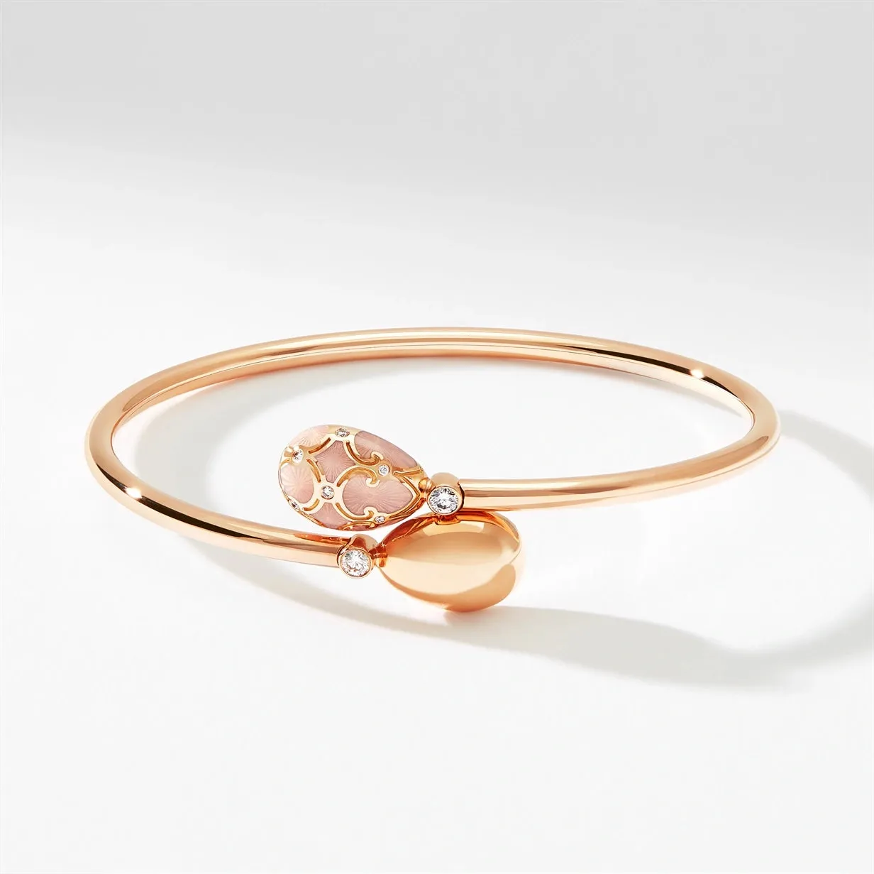 Guilloché Enamel Crossover Bracelet