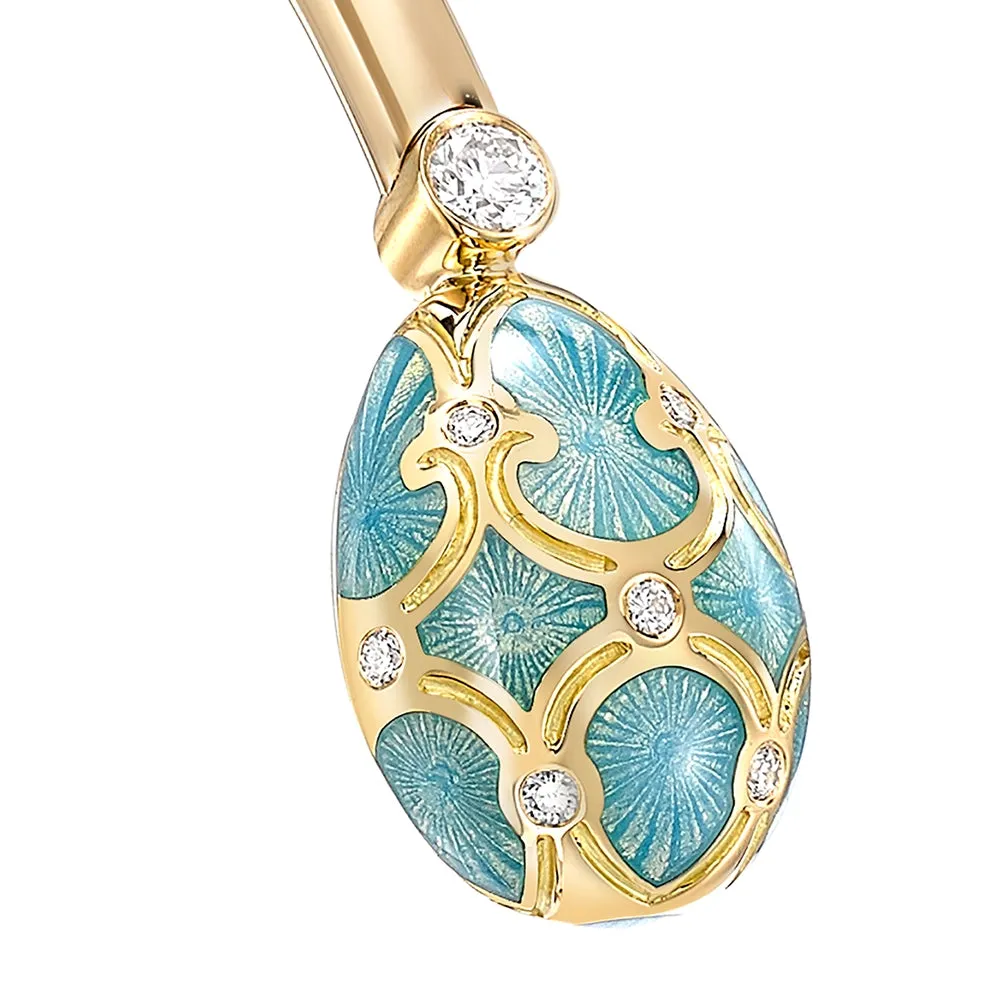 Guilloché Enamel Open Set Bracelet