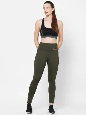 Olive Green Dry Fit Yoga Pants