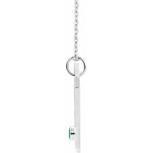 Platinum 14k Yellow Rose White Gold Sterling Silver Diamond and Emerald Aries Zodiac Horoscope Constellation Pendant Necklace