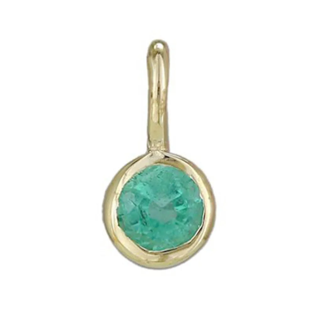 Ruby Bezel Charm - July