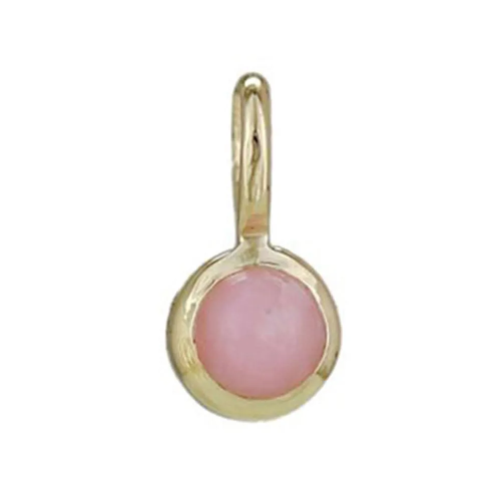 Ruby Bezel Charm - July