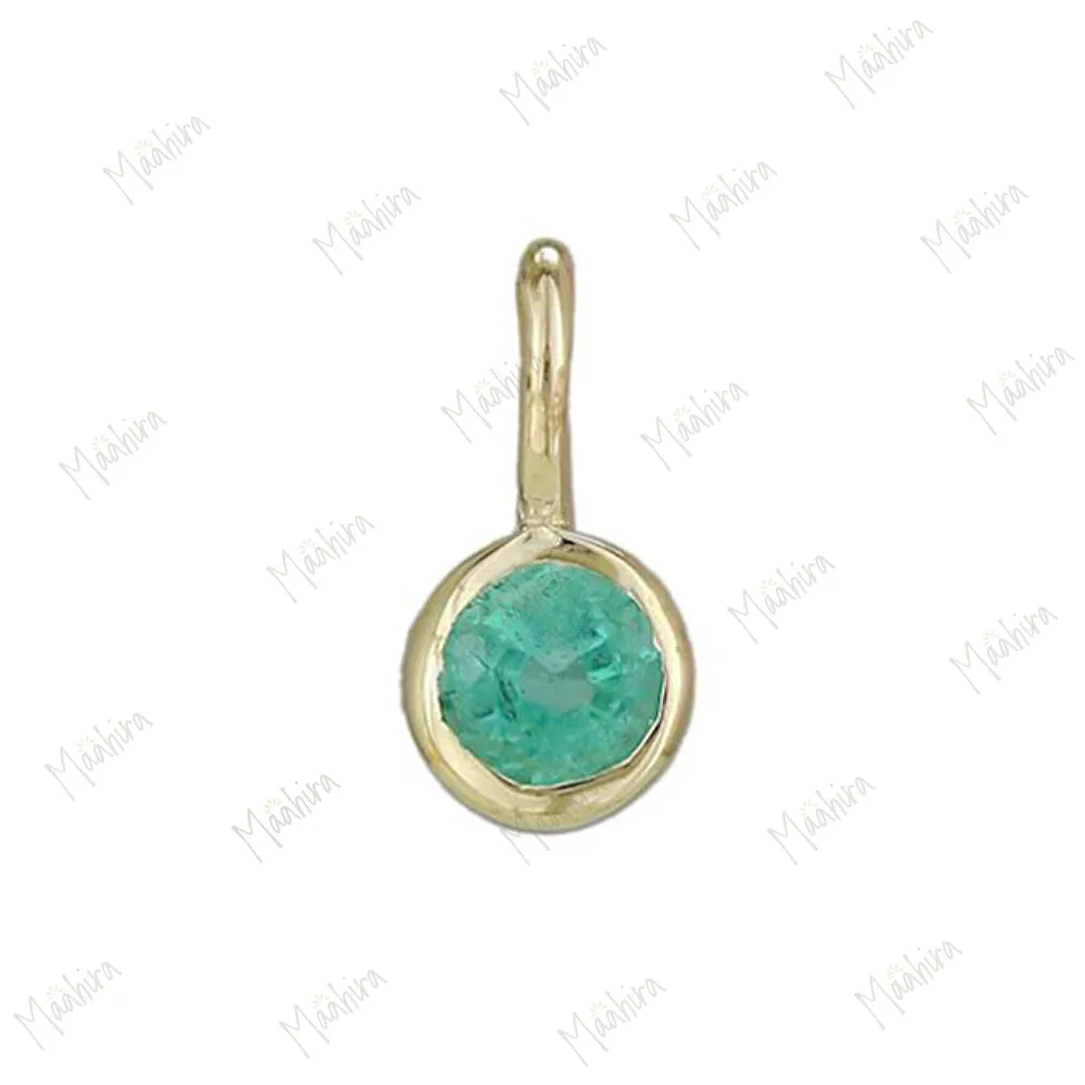 Ruby Bezel Charm - July
