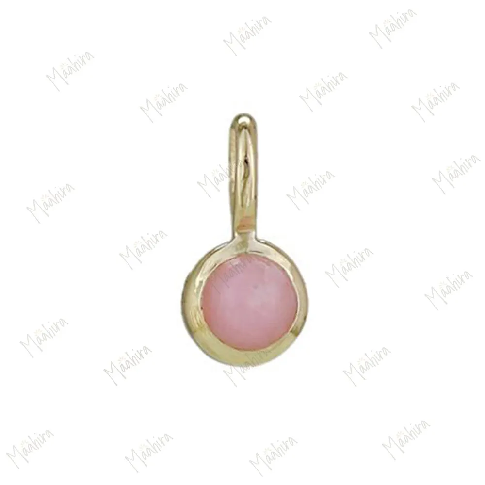 Ruby Bezel Charm - July