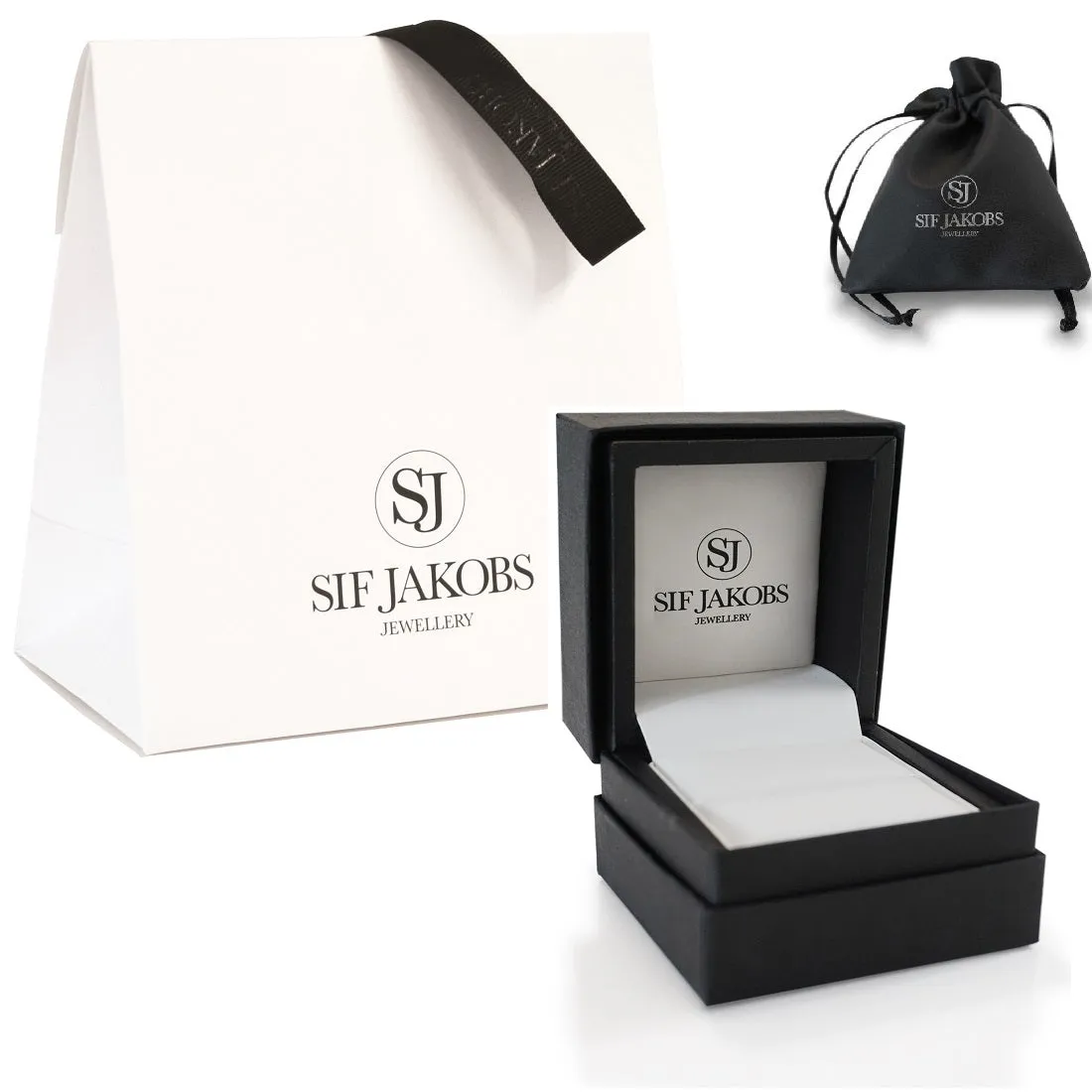 Sif Jakobs White Zirconia Roccanova Piccolo Necklace